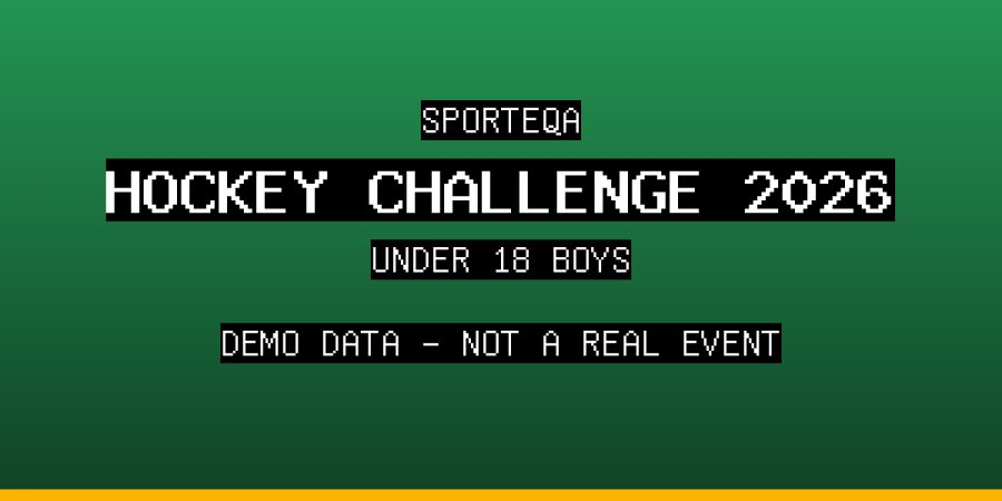 SPORTEQA Hockey Challenge 2026 - DEMO