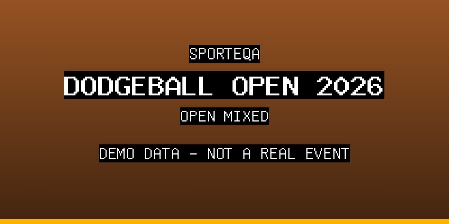 SPORTEQA Dodgeball Open 2026 - DEMO