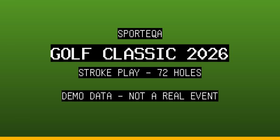 SPORTEQA Golf Classic 2026 - DEMO