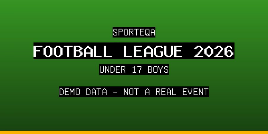 SPORTEQA Football League 2026 - DEMO